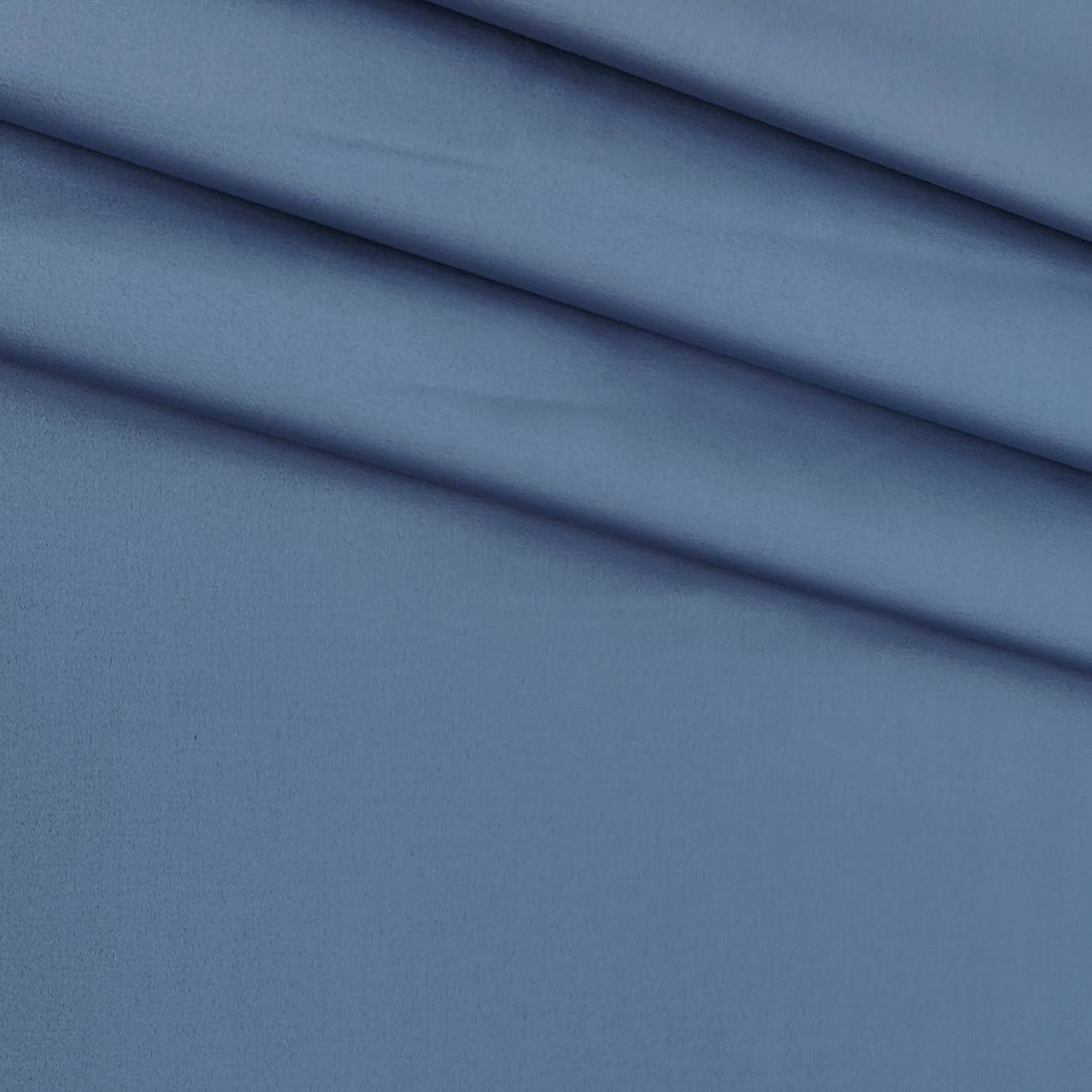 Trouser Fabric Donear LA Finish Lycra Pure Cotton Plain Colour Lapis Blue